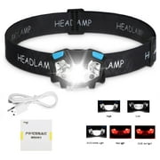 USB Rechargeable LED Head Lamp Red Light Outdoors Camping Running Fishing &  Hard Hat Work Cobiz Headlamp 6 Modes HeadLamps Headlight for Adults 27 LED  Ultra Bright 15000 Lumen Head Flashlight Tools